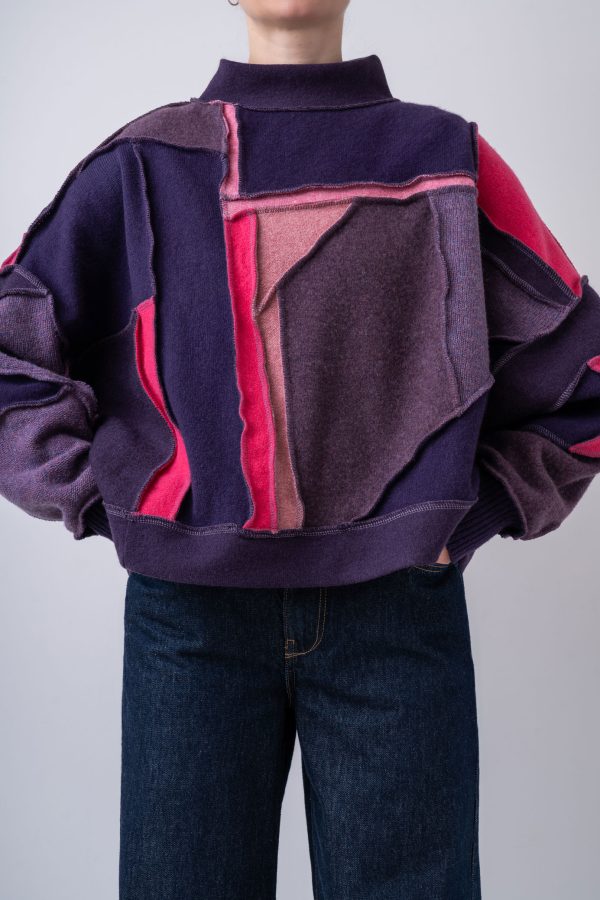 SWETER BOXY "PURPLE HAZE" - obrazek 4