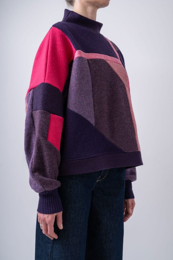 SWETER BOXY "PURPLE HAZE" - obrazek 3