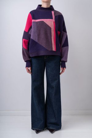 SWETER BOXY "PURPLE HAZE"