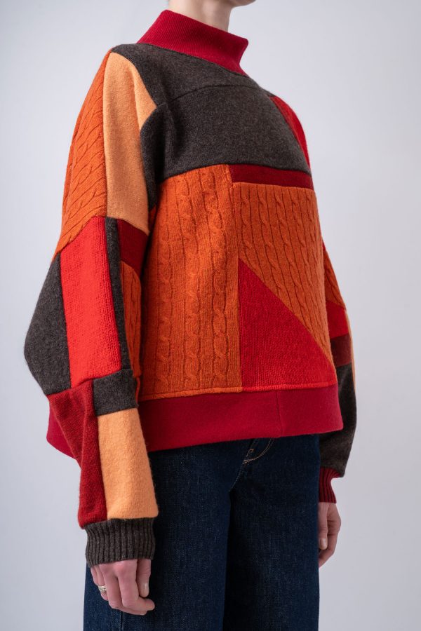 SWETER BOXY "AUTUMN EMBER" - obrazek 2