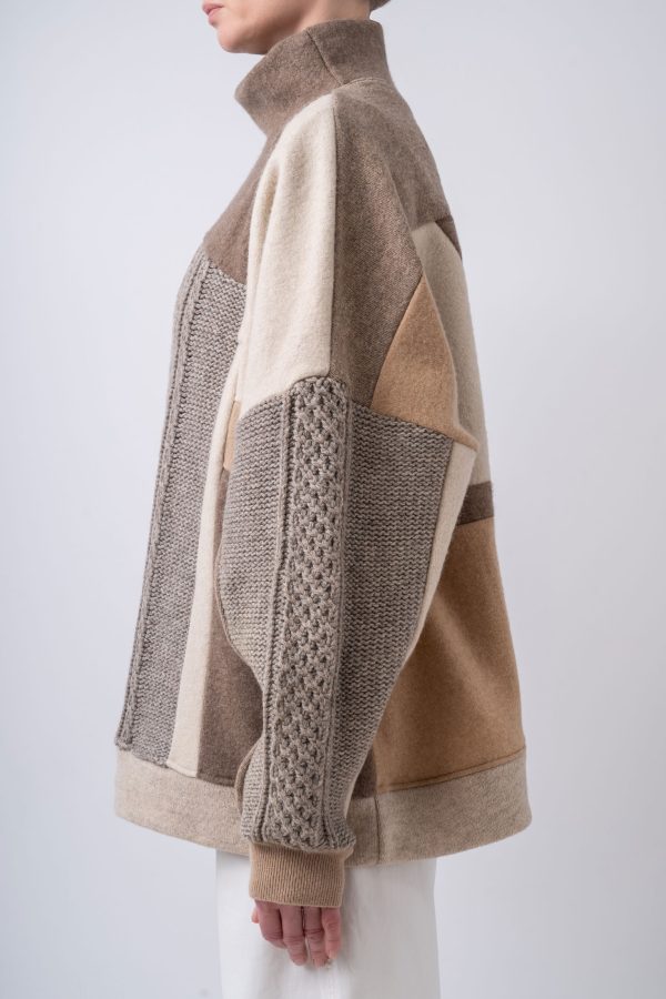 DŁUGI SWETER "MOCHA MOUSSE" - obrazek 4