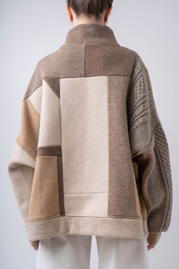 DŁUGI SWETER "MOCHA MOUSSE" - obrazek 2