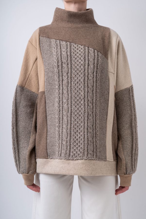 DŁUGI SWETER "MOCHA MOUSSE" - obrazek 5