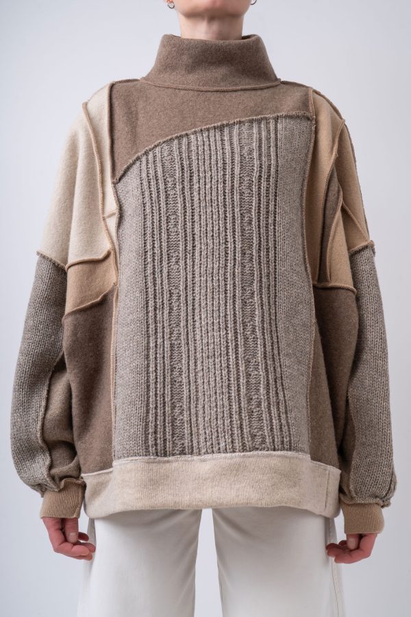 DŁUGI SWETER "MOCHA MOUSSE" - obrazek 7