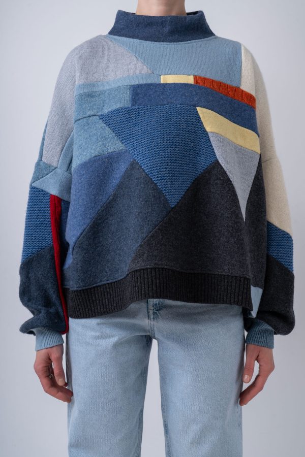 SWETER BOXY "FROZEN GLOW" - obrazek 2
