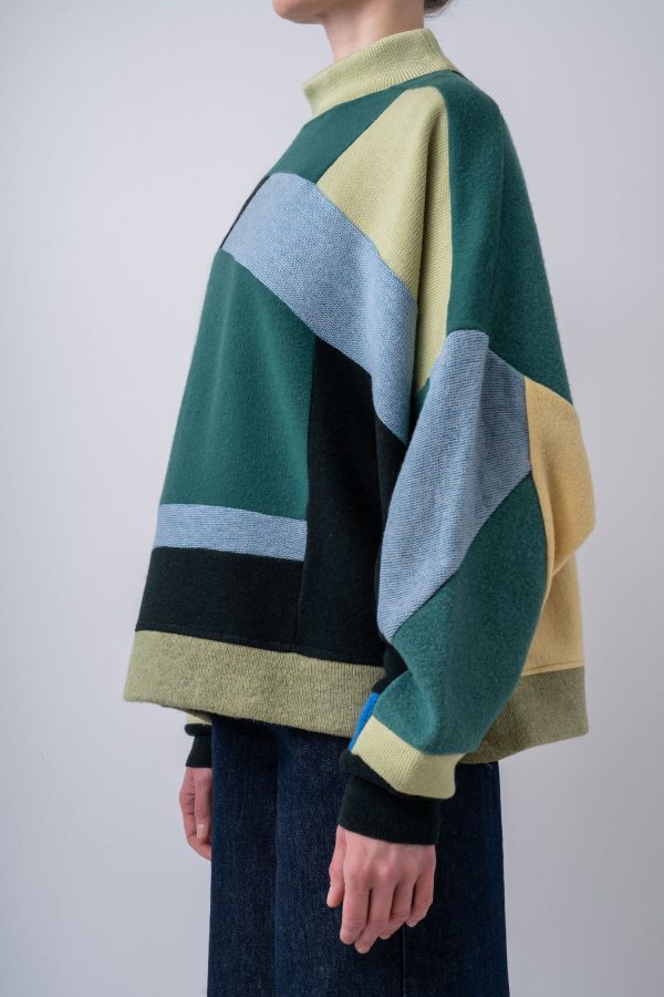 SWETER BOXY "MEADOW TWILIGHT" - obrazek 3
