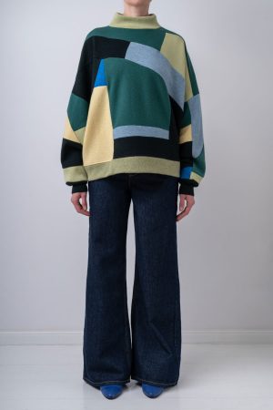 SWETER BOXY "MEADOW TWILIGHT"