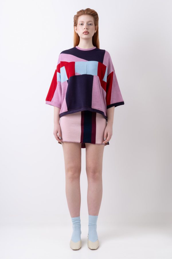 SUMMER MERINO SWEATER "BERRY PINK" - Image 2