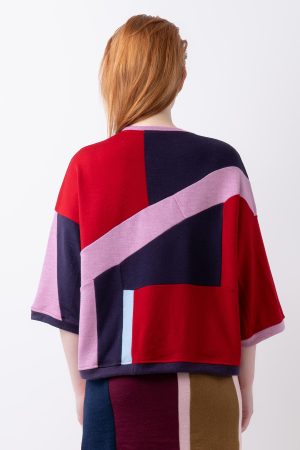 SUMMER MERINO SWEATER "BERRY PINK"