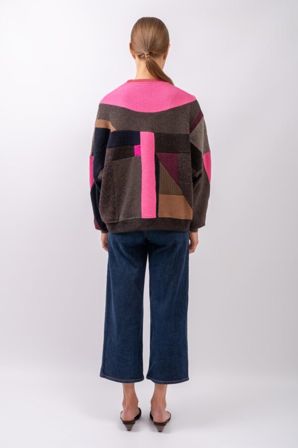 BOXY SWEATER „BUBBLEGUM CLASH” - Image 3