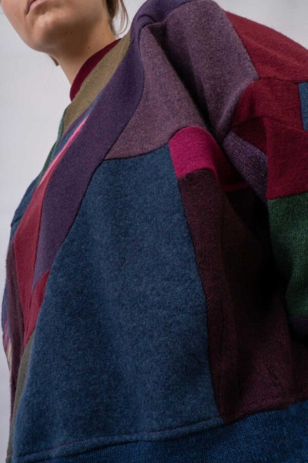 BOXY SWEATER „PLUM AURORA” - Image 5